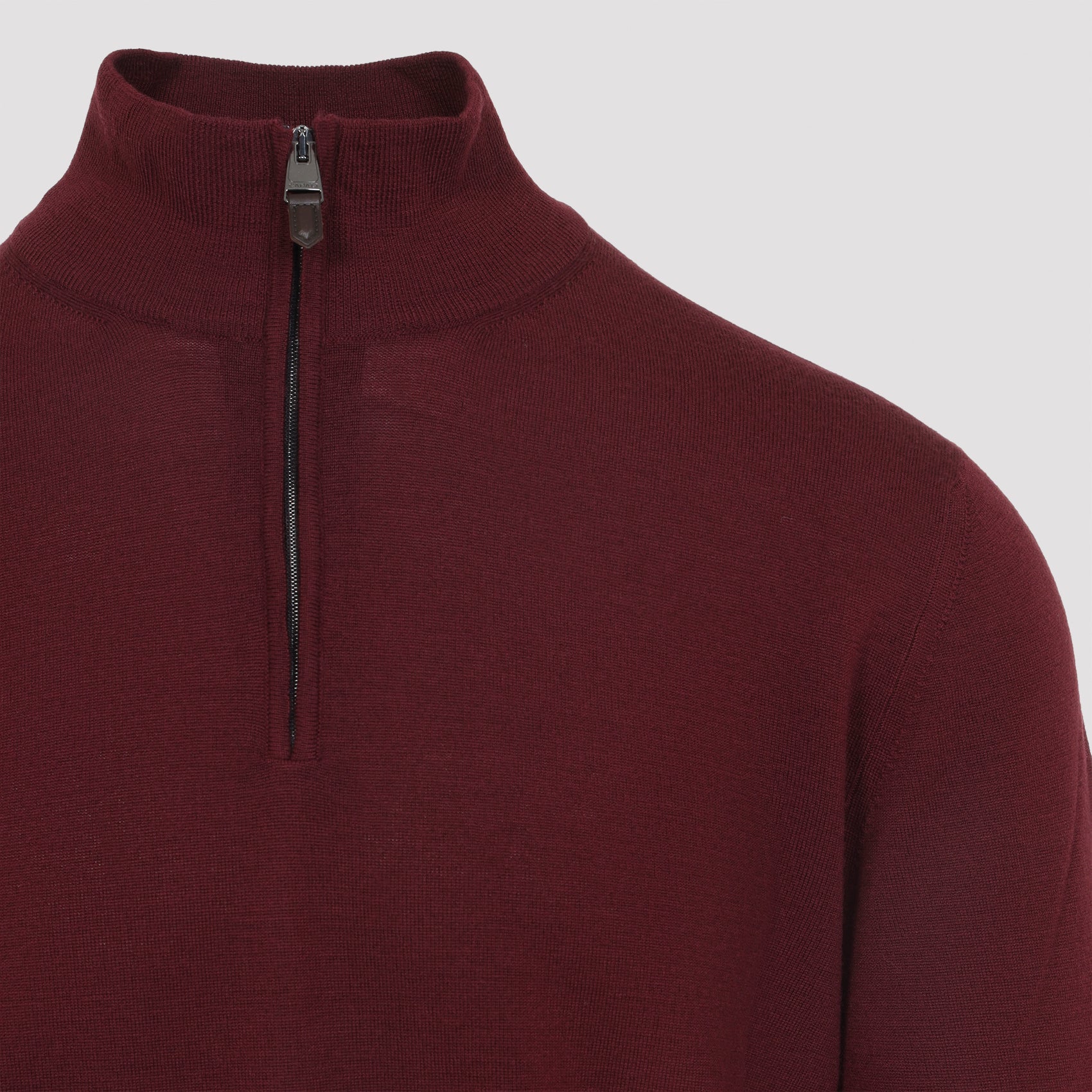 CANALI Men's Half Zip High Neck Sweater