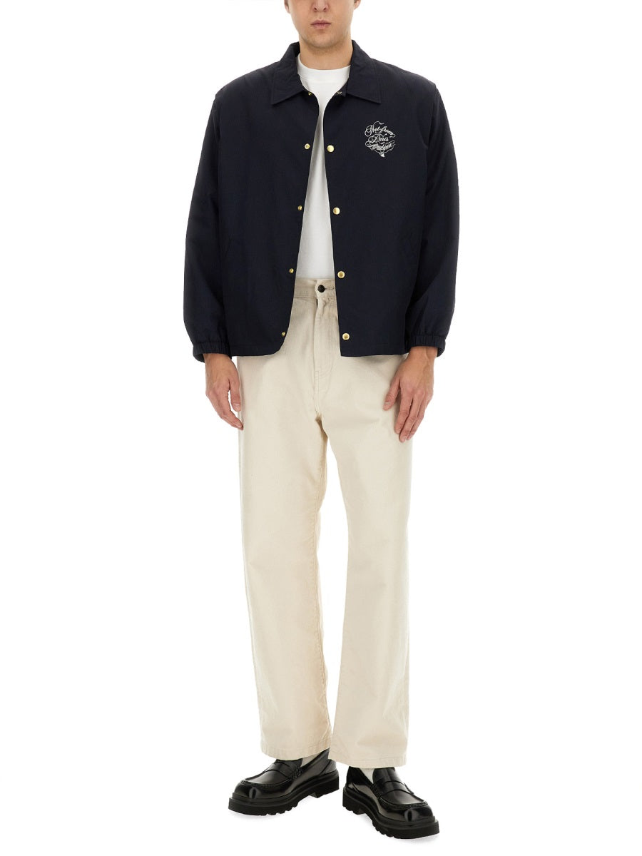 DRÔLE DE MONSIEUR Slogan Print Jacket - Size L