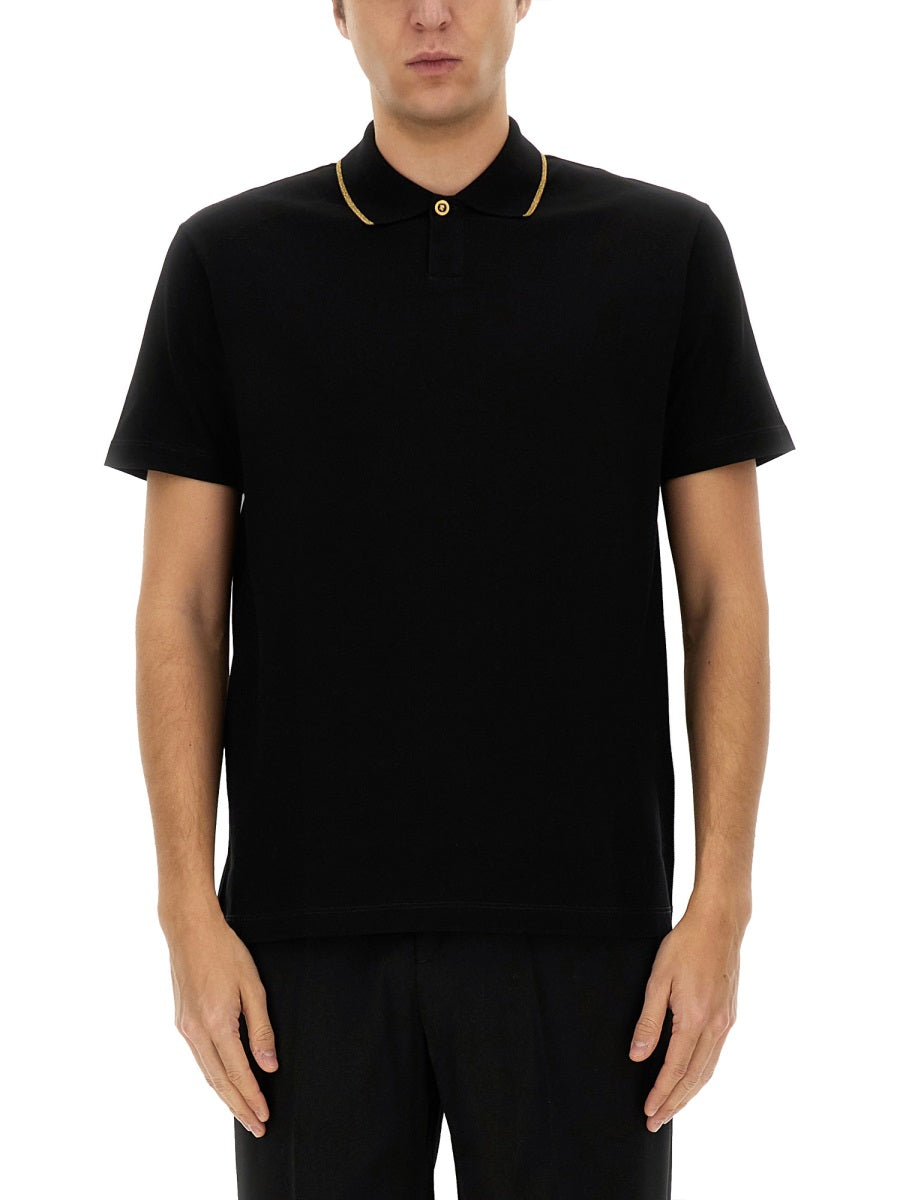 VERSACE Piquet Polo Shirt - Size L