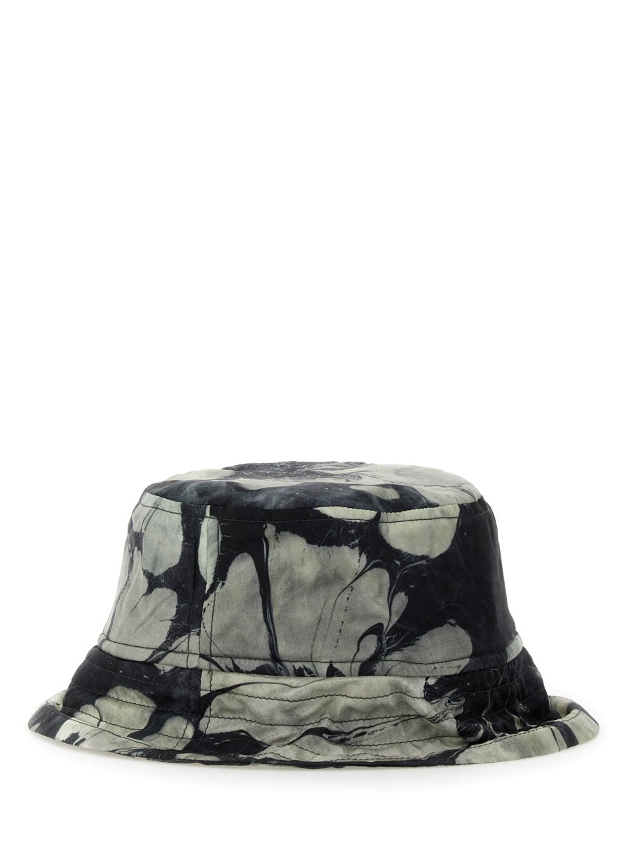 DRIES VAN NOTEN Luxury Silk Bucket Hat for Men - Perfect for SS25