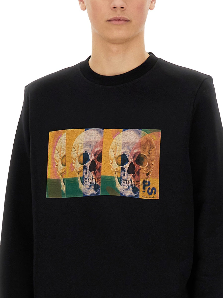 PS BY PAUL SMITH Skull Square Regular Fit Sweatshirt - Size L