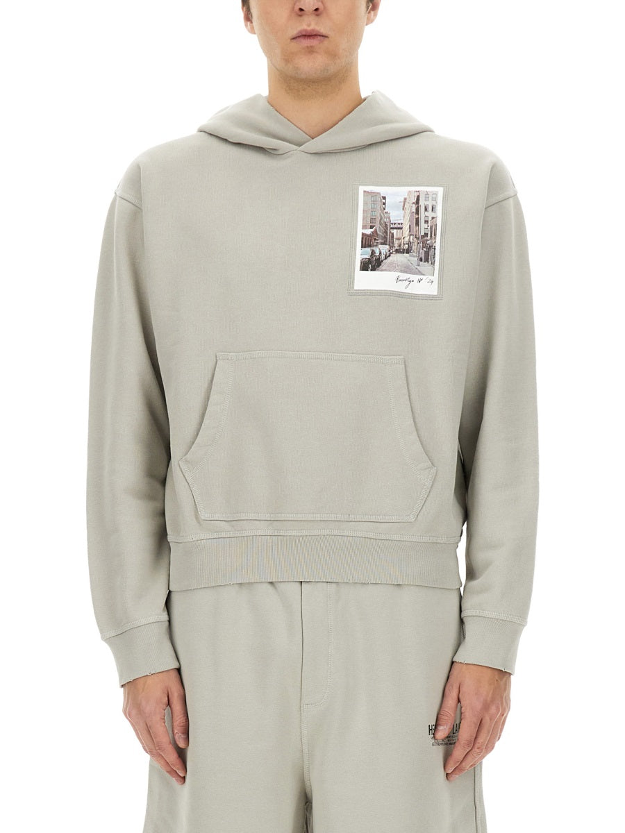 HELMUT LANG Men's Postcard Hoodie - Size L