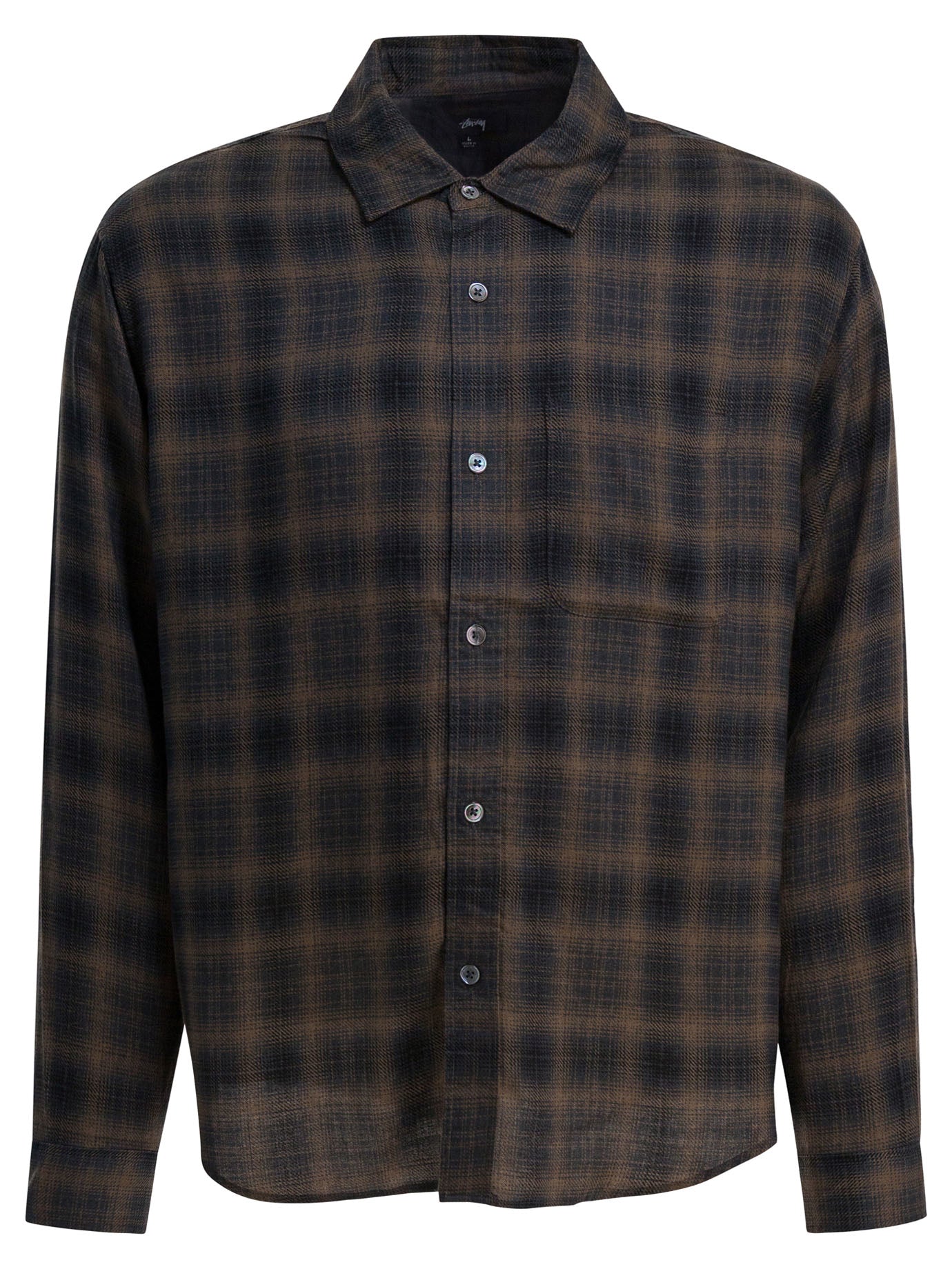 STUSSY Plaid Button-Up Shirt for Men - FW25 Collection