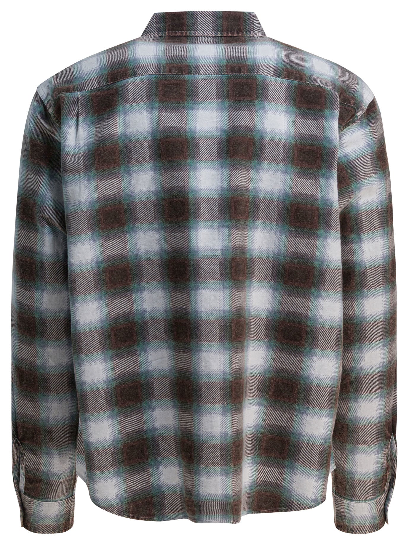 STUSSY Men's Mini Plaid Long Sleeve Shirt