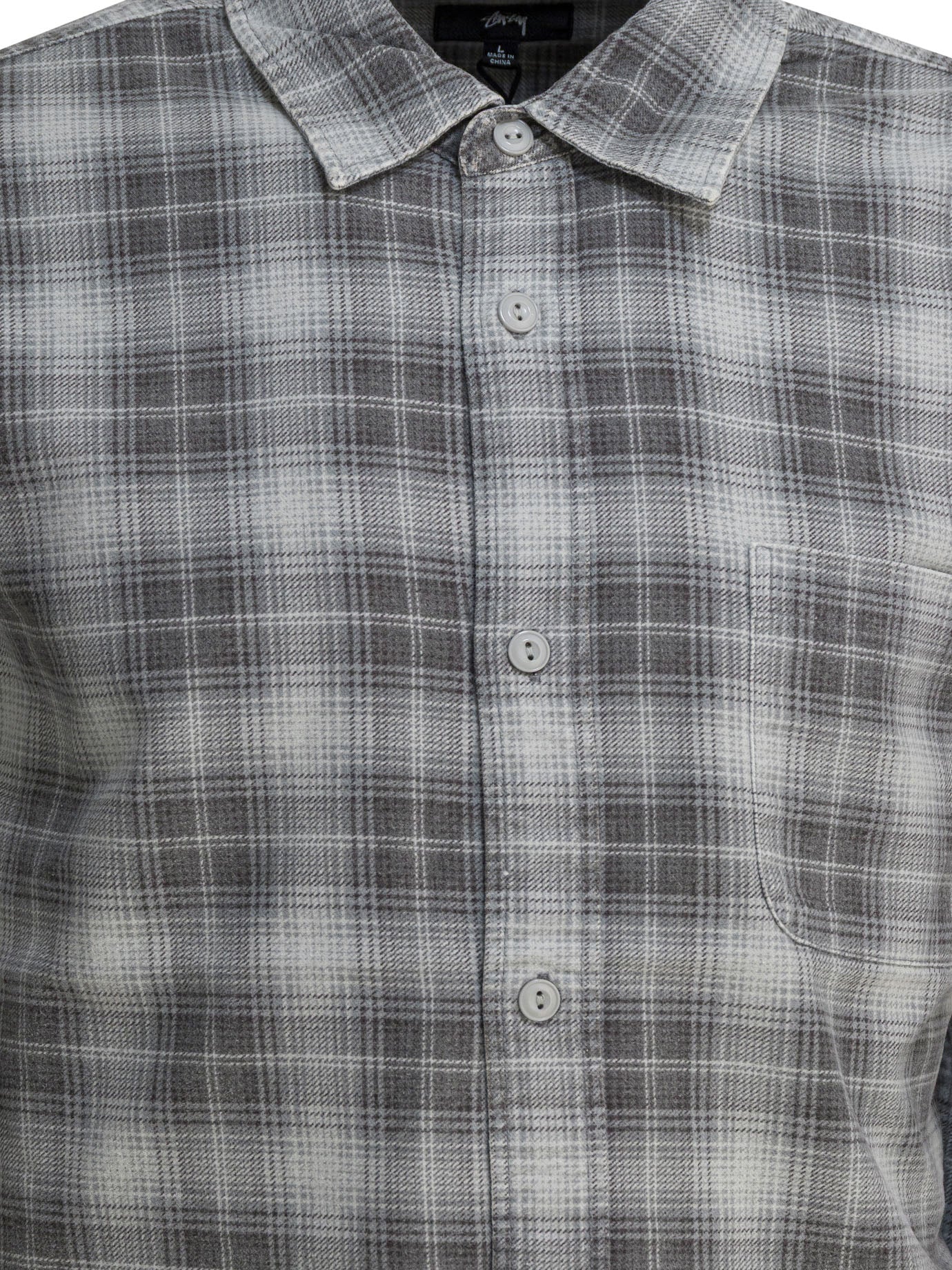 STUSSY Classic Long Sleeve Cotton Shirt for Men