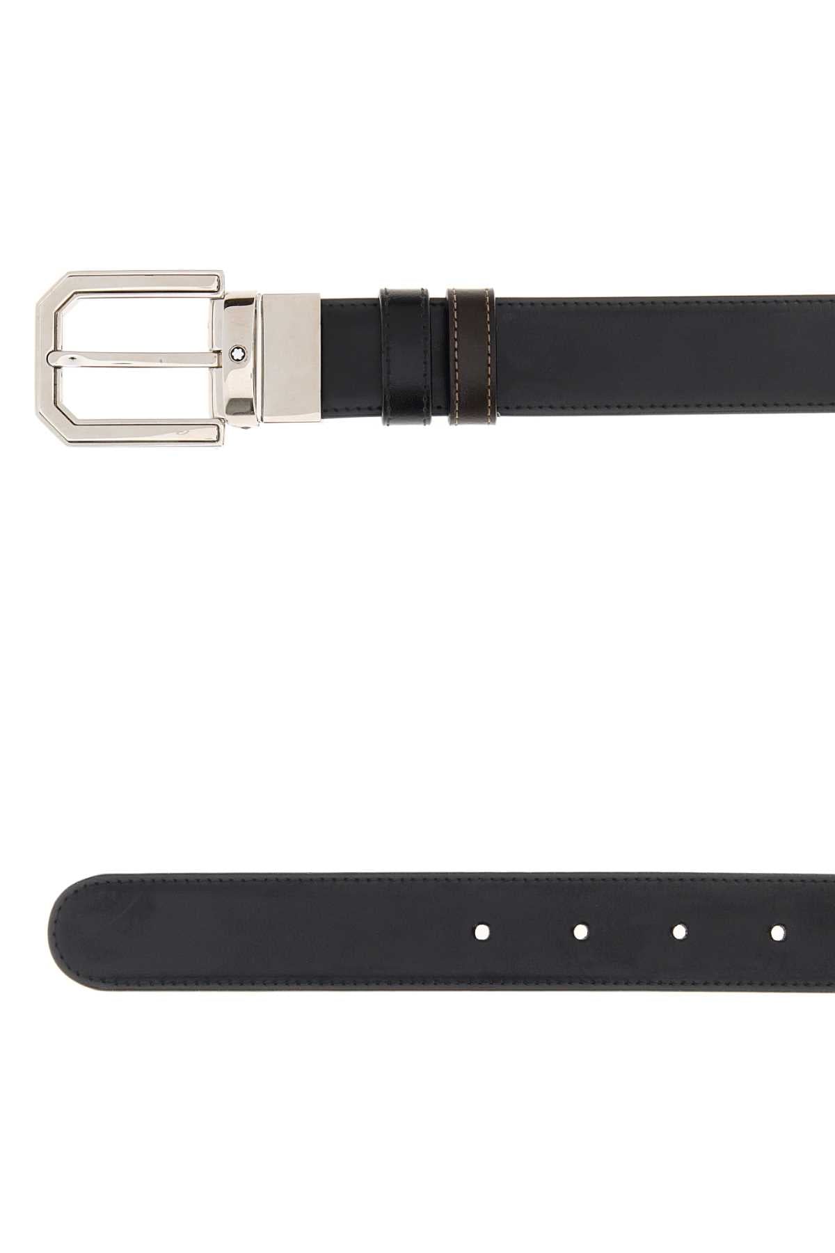 MONTBLANC Reversible Leather Belt for Women - 30mm