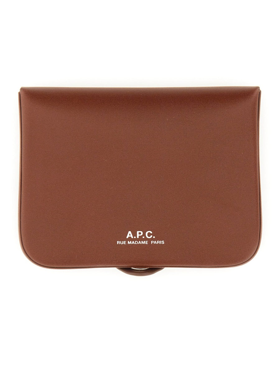 A.P.C. Mini Leather Wallet - 7.5 cm x 10.5 cm
