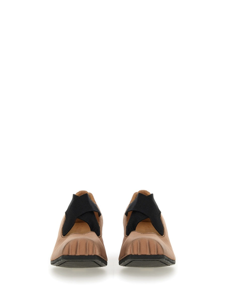 UMA WANG Leather Ballerina Flats for Women