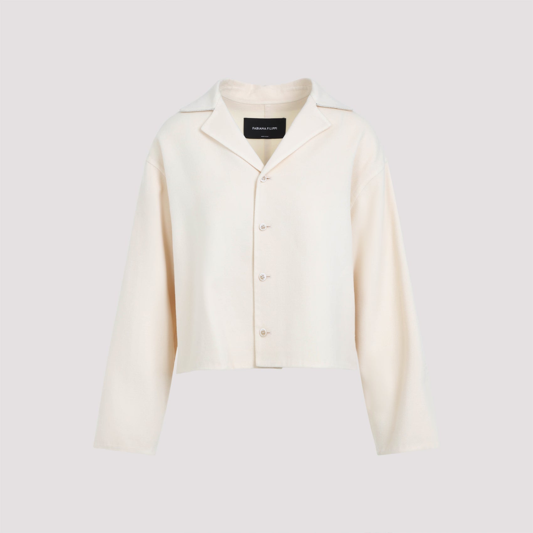 FABIANA FILIPPI Double-Breasted Virgin Wool Jacket for Men