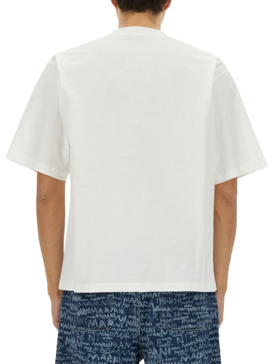 MARNI Logo Tee for Men - Size 48