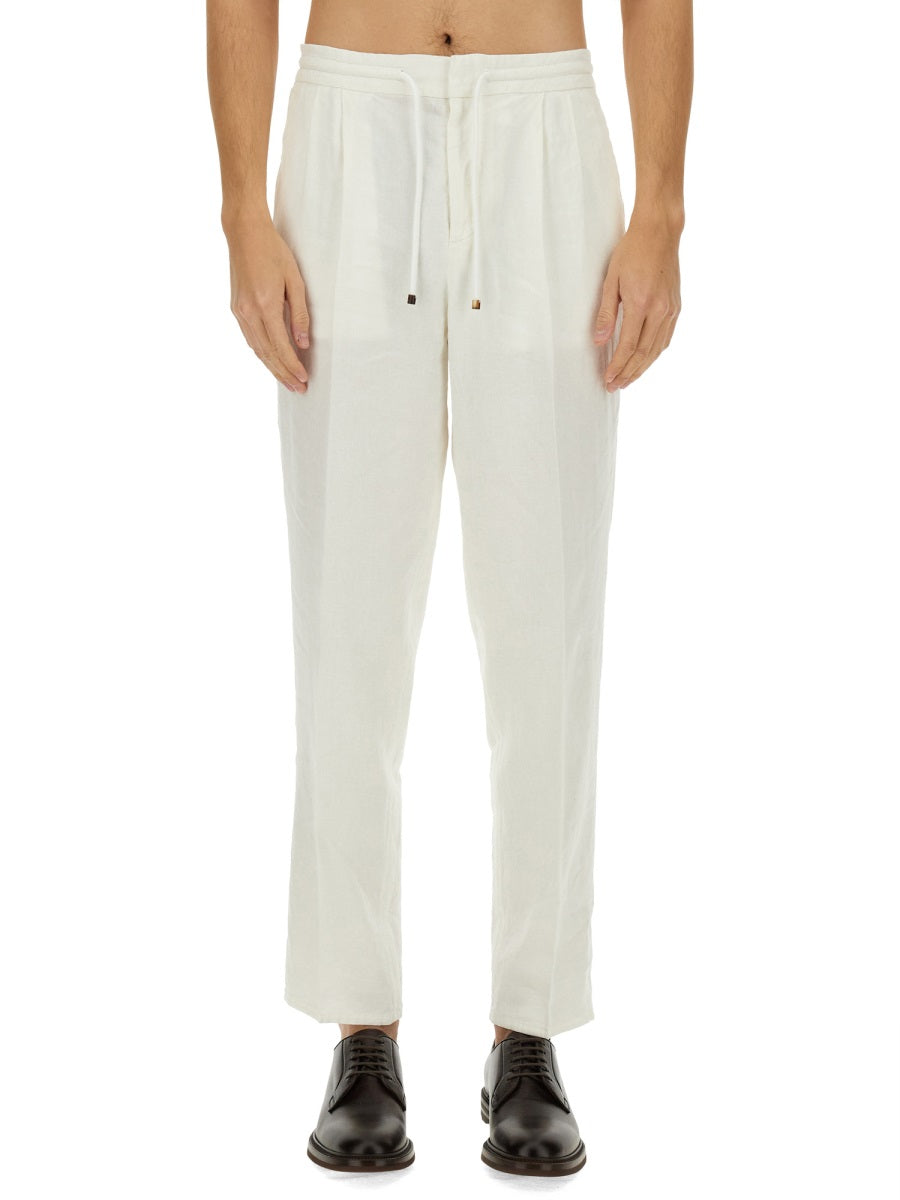 BRUNELLO CUCINELLI Men's Linen Pants - Size 48 IT