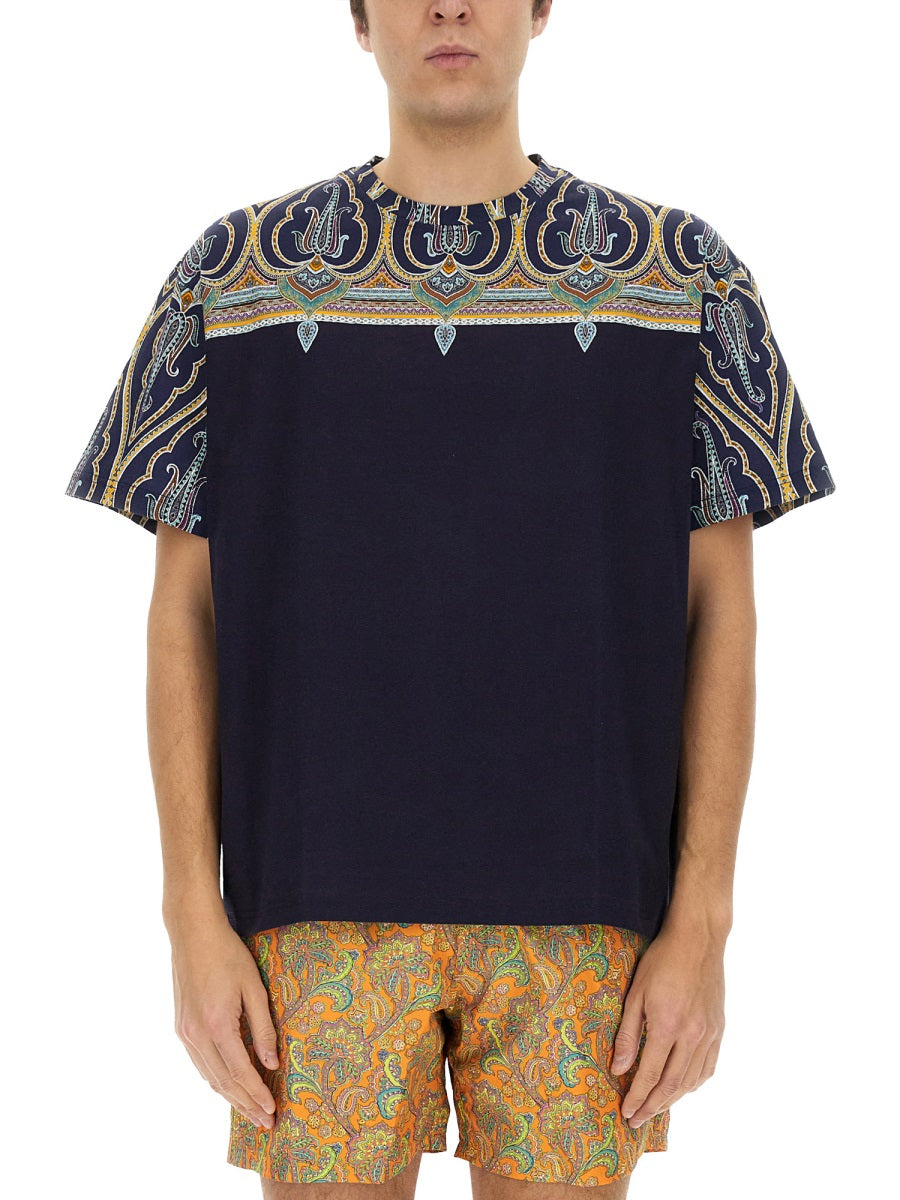 ETRO Men's Cotton T-Shirt - SS25 Collection