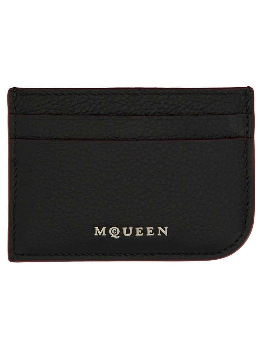 ALEXANDER McQUEEN Mini Leather Card Holder