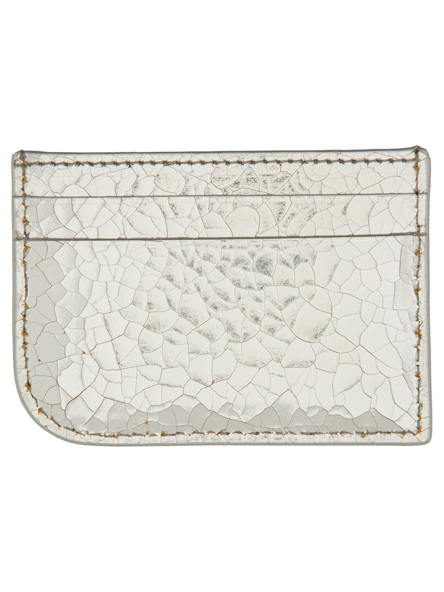 ALEXANDER McQUEEN Mini Leather Card Holder for Women
