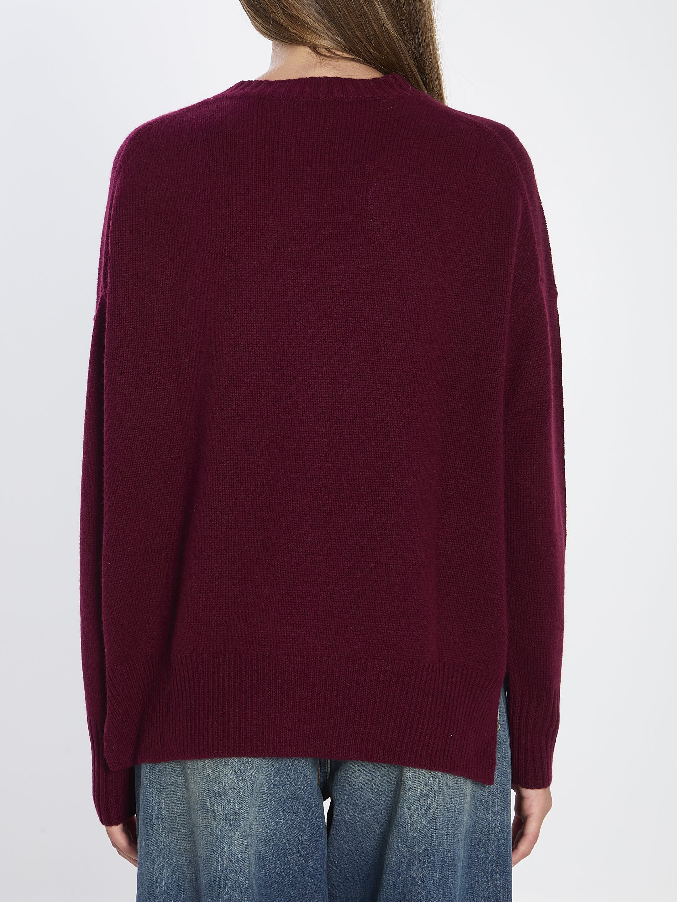 ALLUDE Relaxed Fit Cashmere Sweater Size S