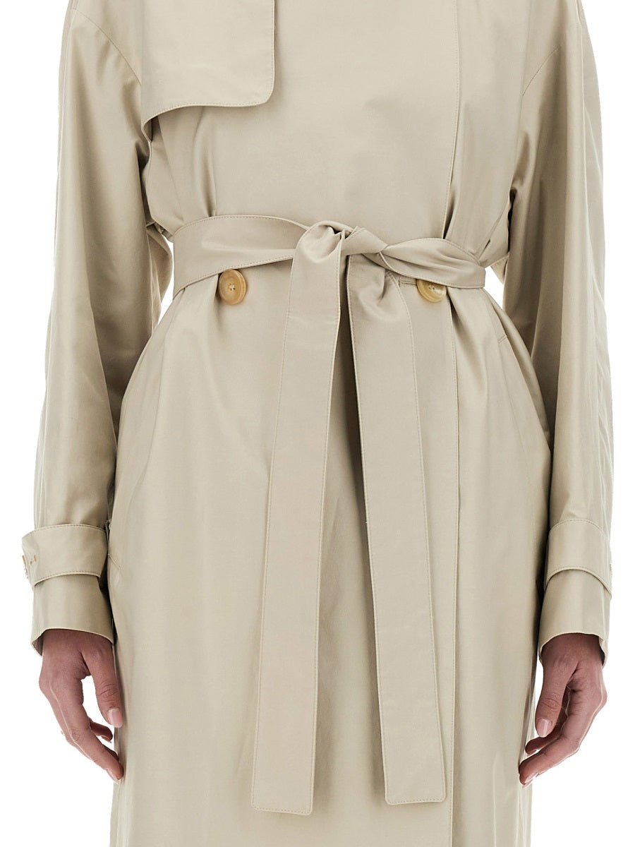 MAX MARA Women's Long Trench Jacket