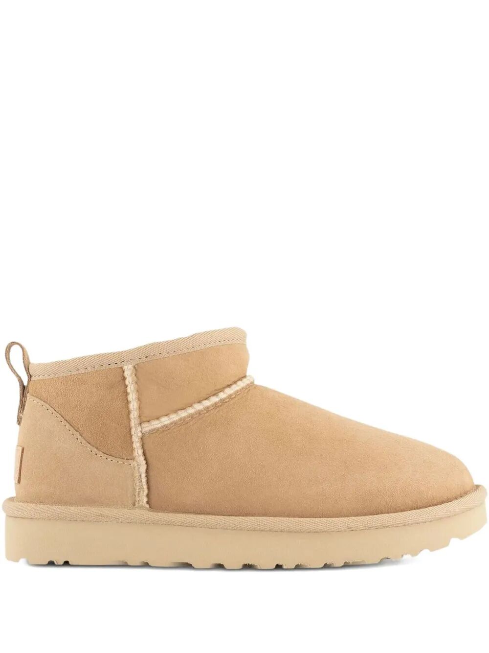 UGG Unisex Classic Ultra Mini Suede & Leather Boots