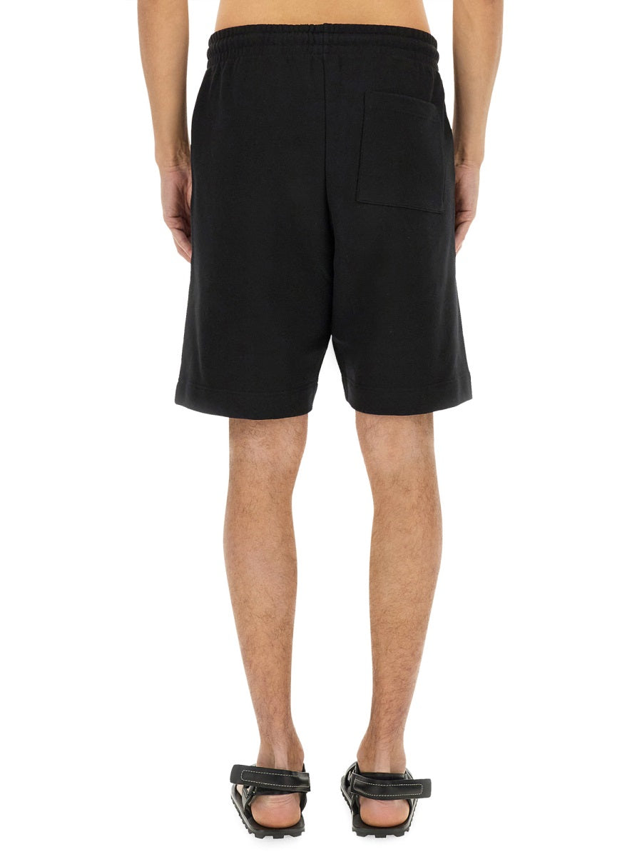 DRIES VAN NOTEN Men's Mini Sweatshirt Bermuda Shorts - Size L