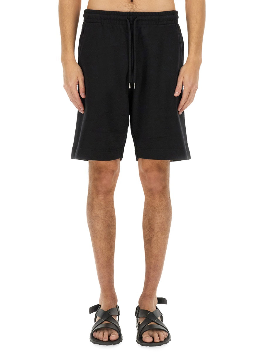 DRIES VAN NOTEN Men's Mini Sweatshirt Bermuda Shorts - Size L