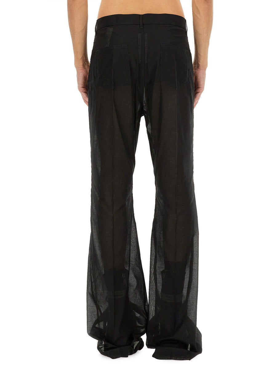 RICK OWENS Bootcut Pants Size 31 for Men