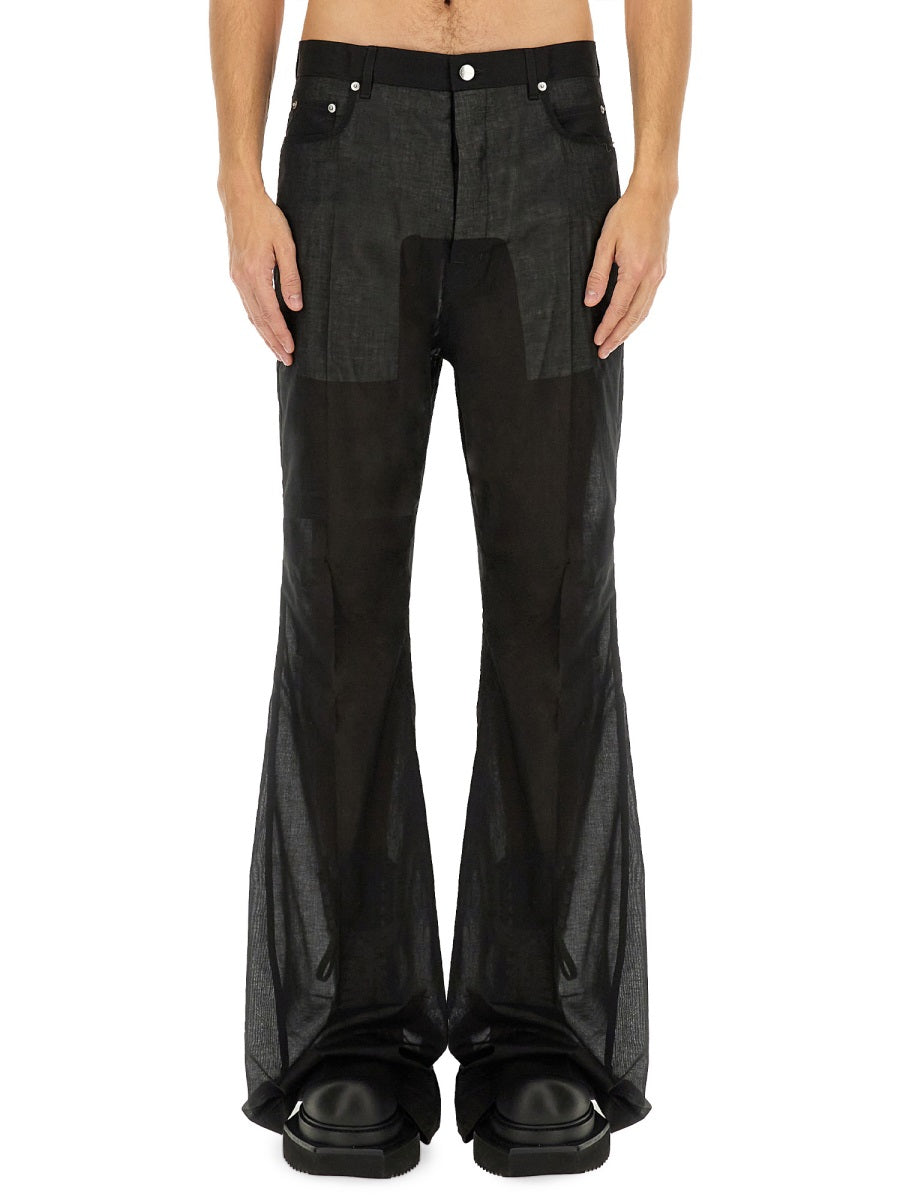 RICK OWENS Bootcut Pants Size 31 for Men