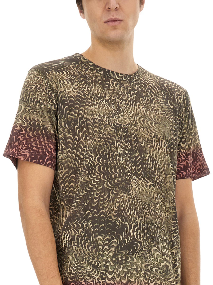 DRIES VAN NOTEN Regular Fit T-Shirt - Men's Large