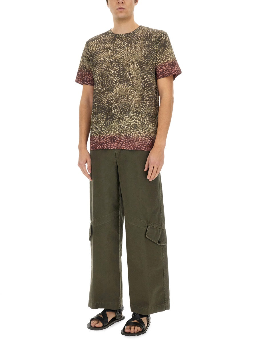 DRIES VAN NOTEN Regular Fit T-Shirt - Men's Large