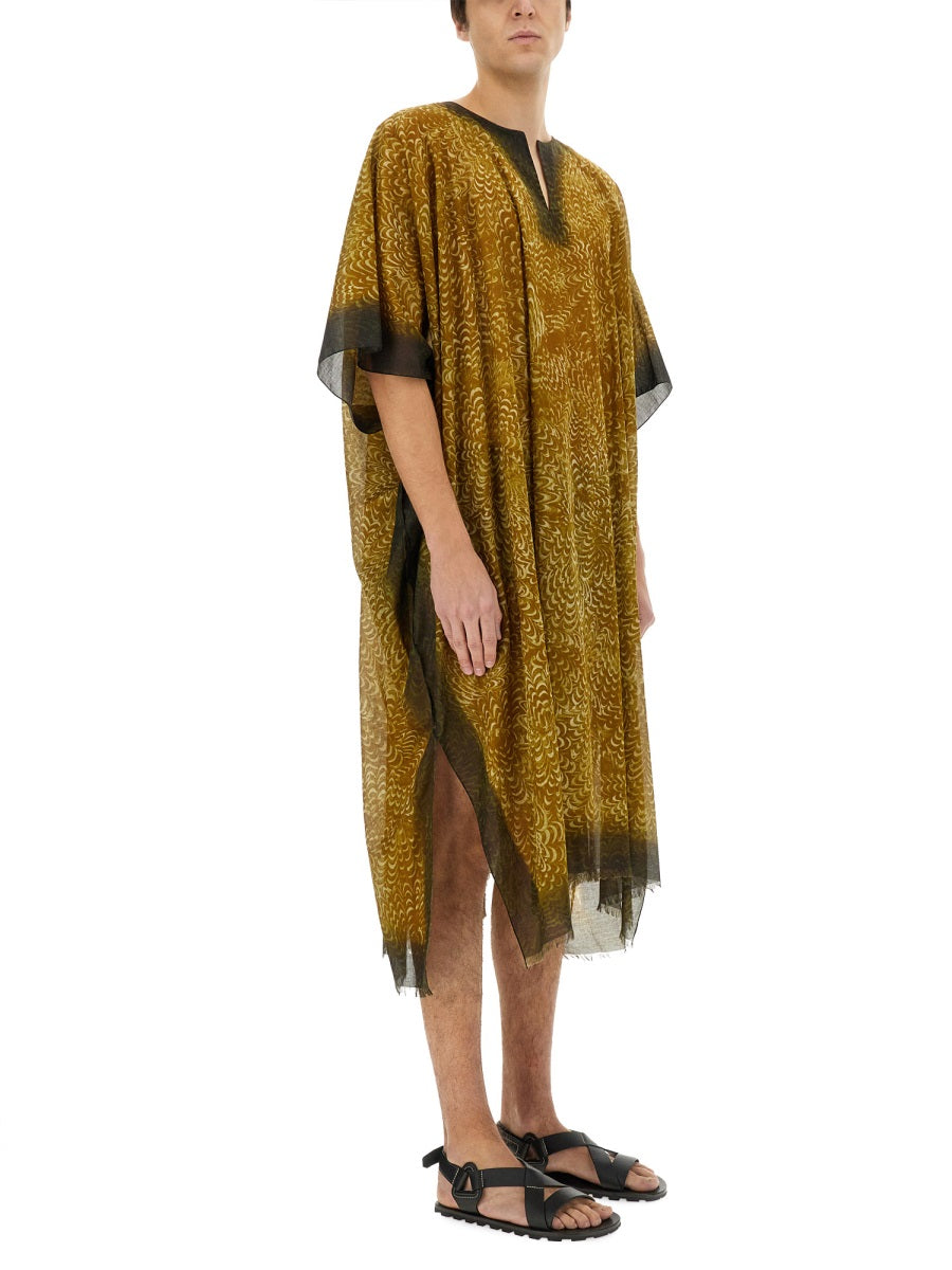 DRIES VAN NOTEN Men's Cotton Kaftan - One Size Fits All