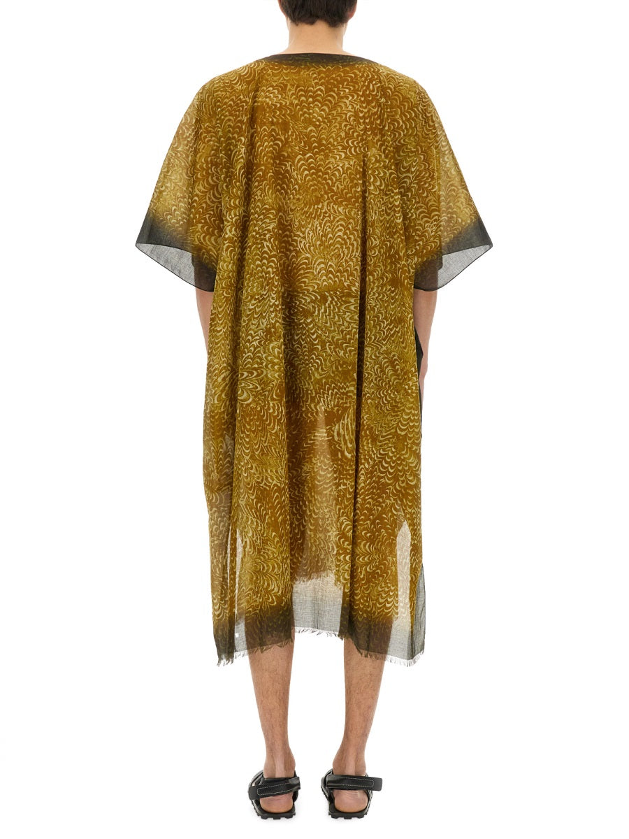 DRIES VAN NOTEN Men's Cotton Kaftan - One Size Fits All