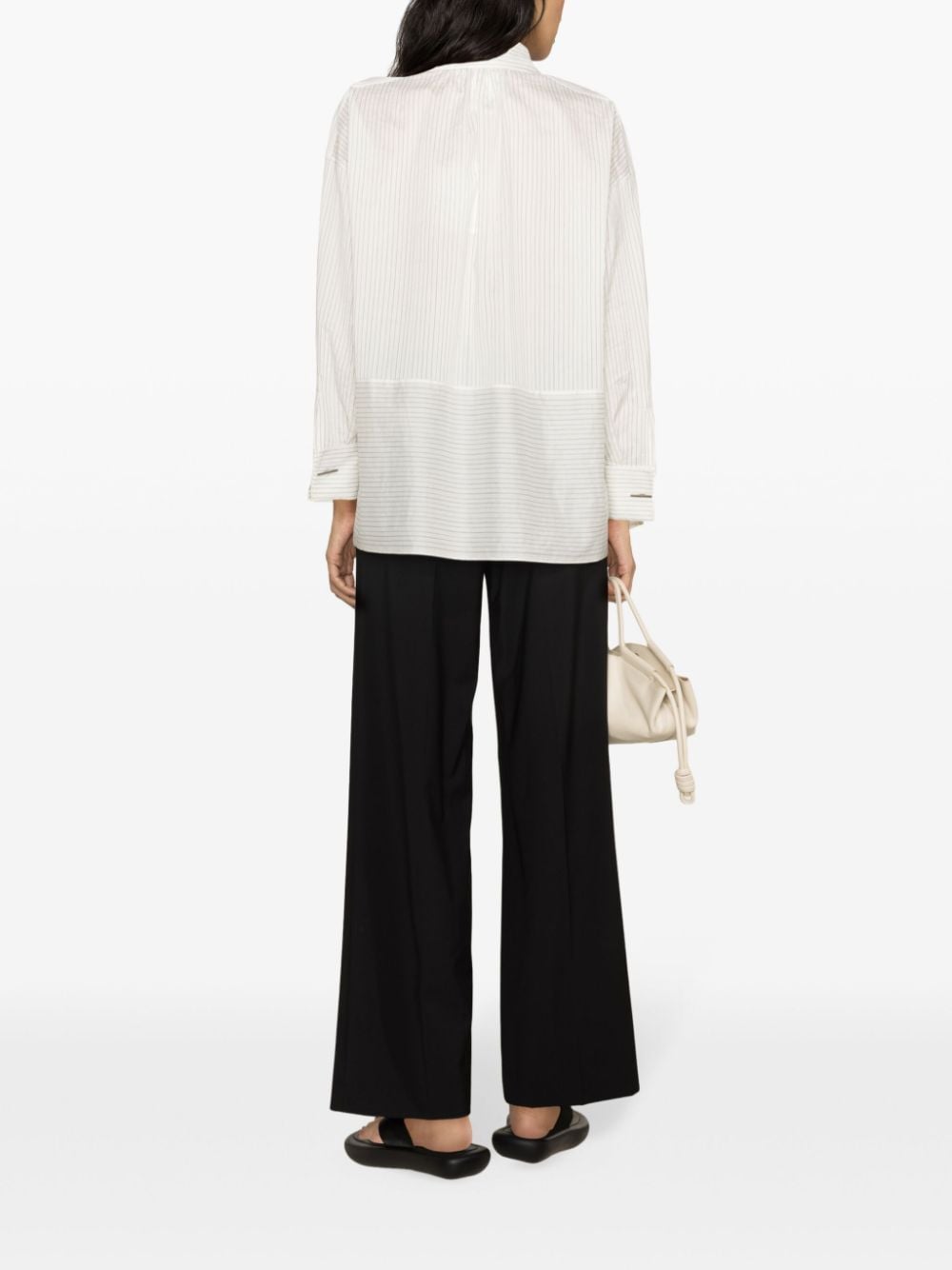 MAX MARA Cotton and Silk Blend Tunic Top