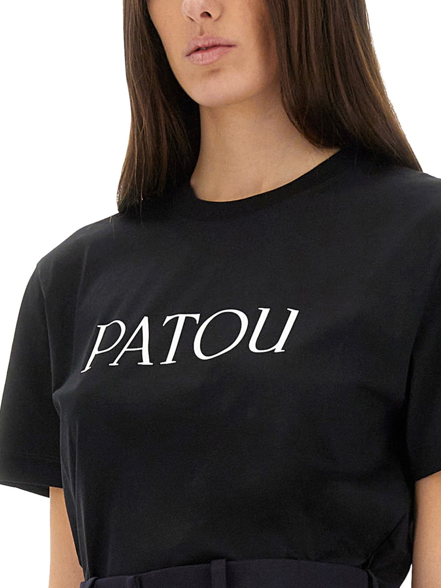 PATOU Logo Print T-Shirt - Regular Fit, Size S