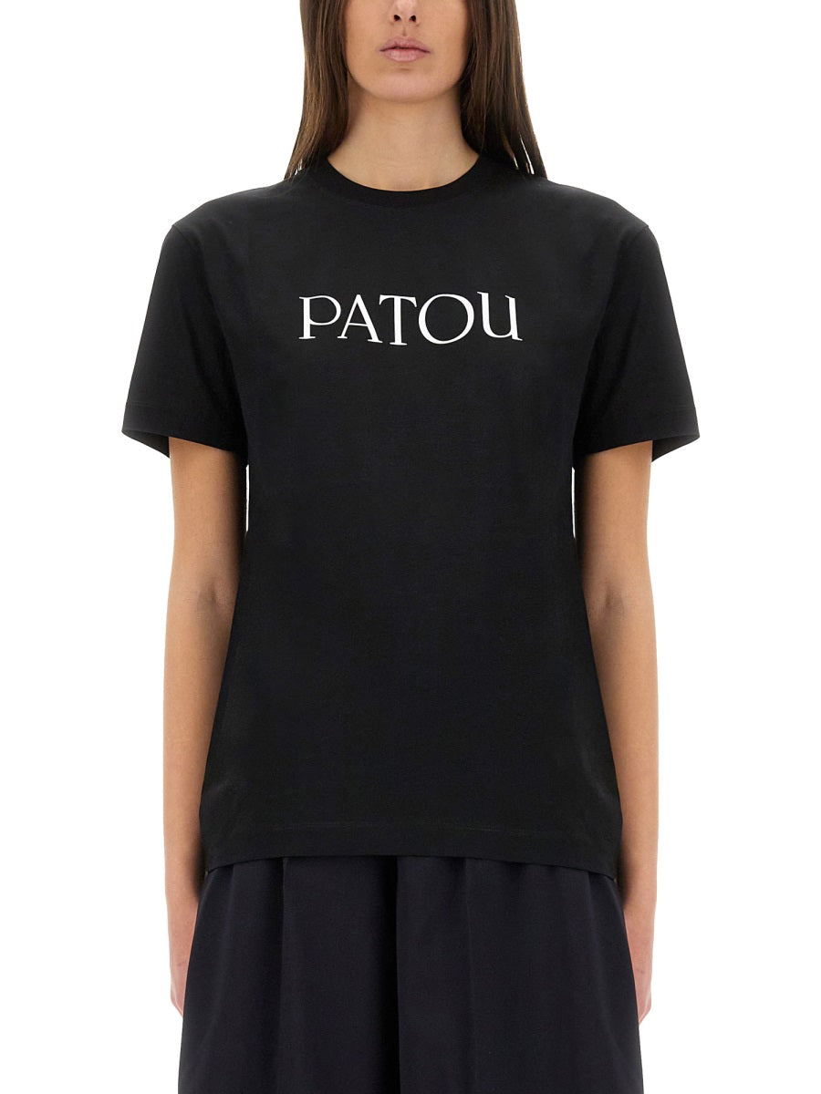 PATOU Logo Print T-Shirt - Regular Fit, Size S