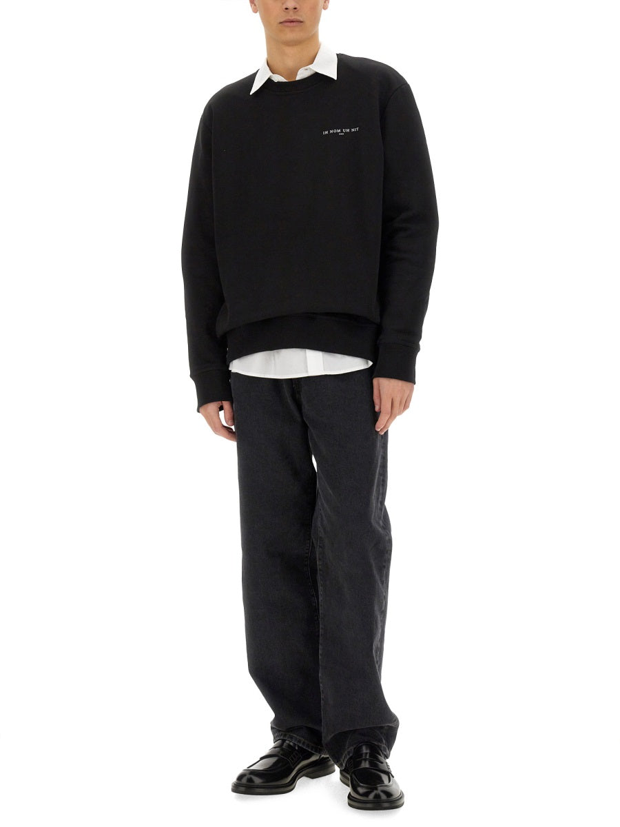 IH NOM UH NIT Crown Mask Print Sweatshirt Size L