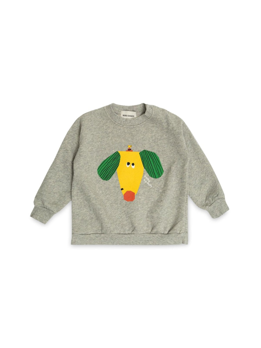 BOBO CHOSES Happy Dog Mini Sweatshirt