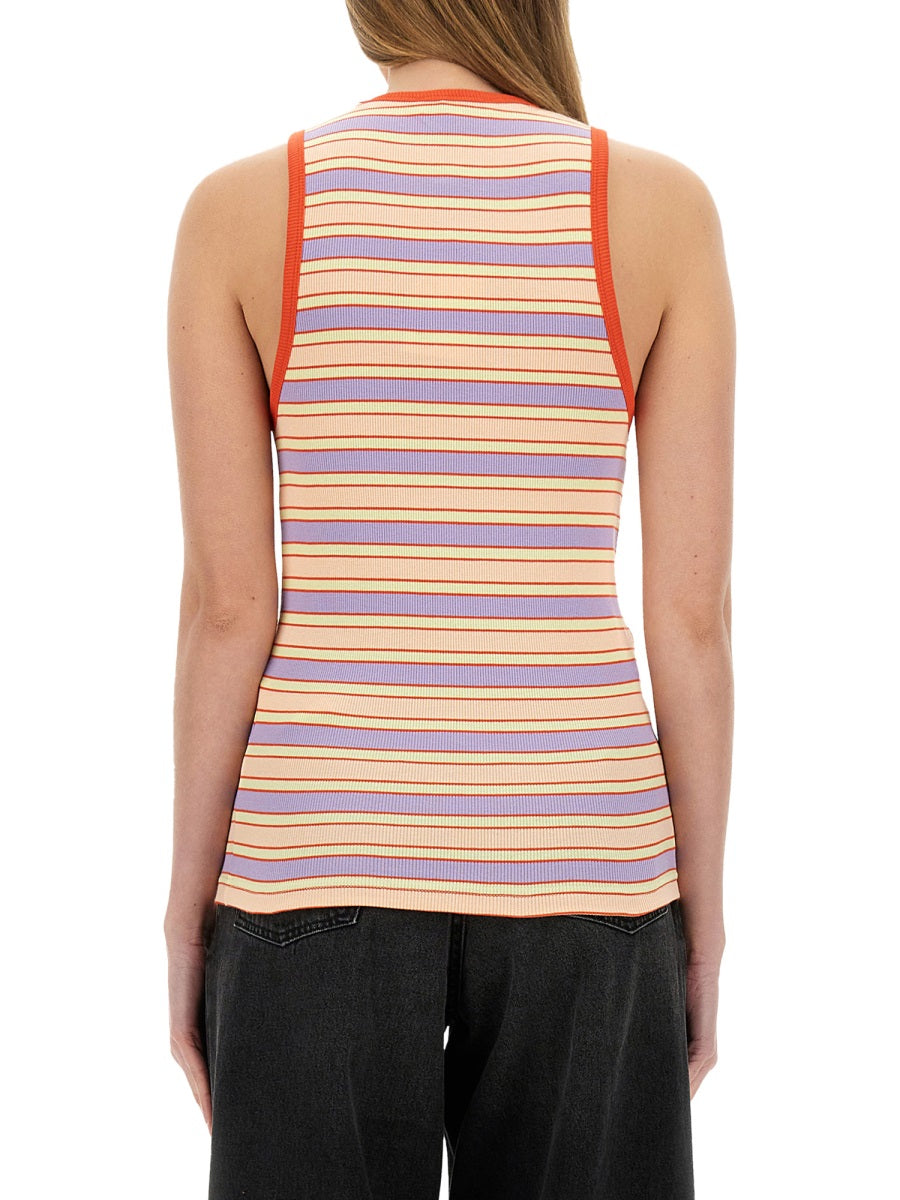 JW ANDERSON Slim Fit Striped Tank Top