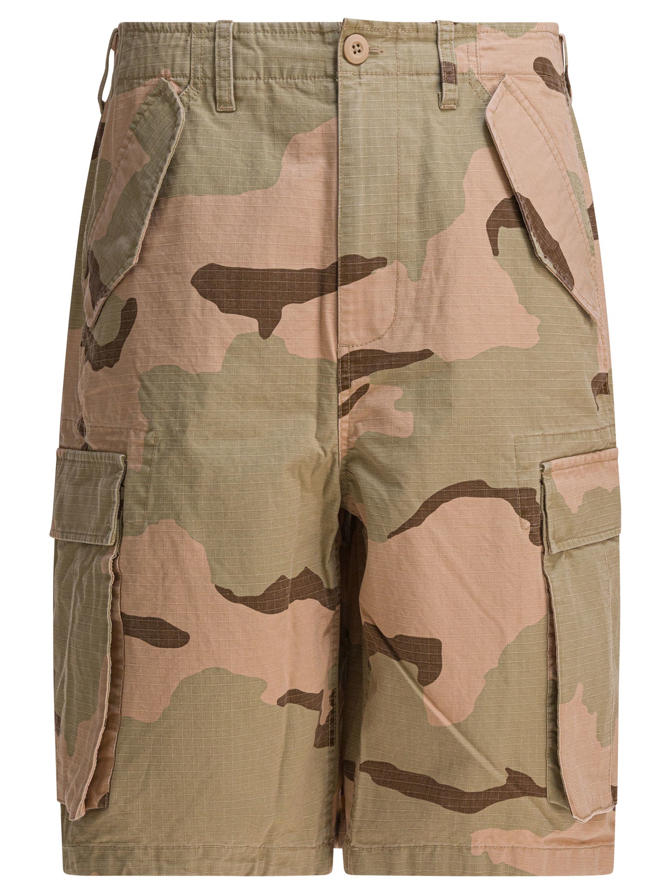STUSSY Relaxed Fit Cargo Shorts - Mid Rise