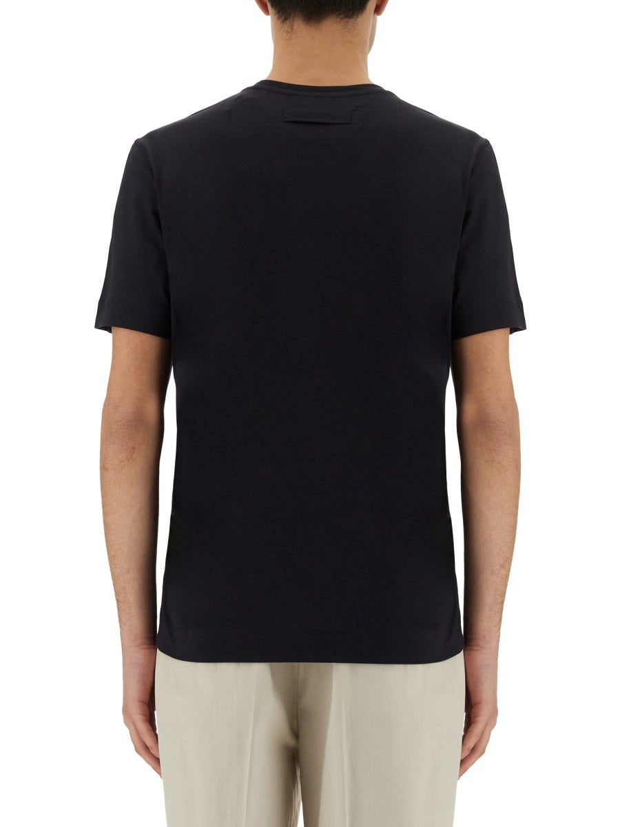 ZEGNA Regular Fit Cotton T-Shirt - Size 48 IT
