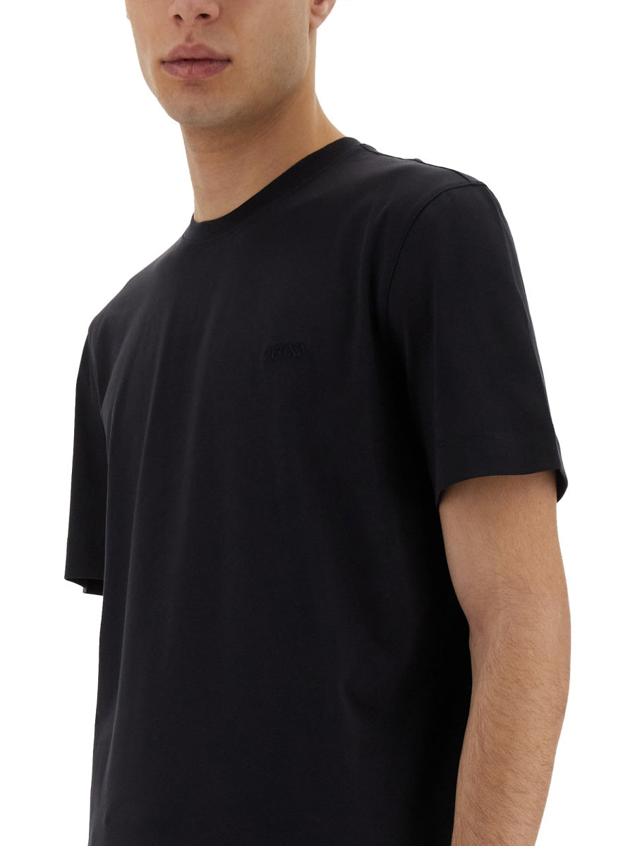 ZEGNA Regular Fit Cotton T-Shirt - Size 48 IT