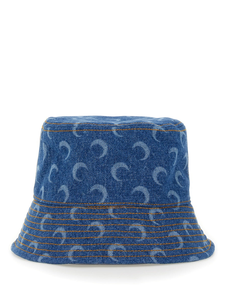 MARINE SERRE Unisex Bucket Hat - Moon Design