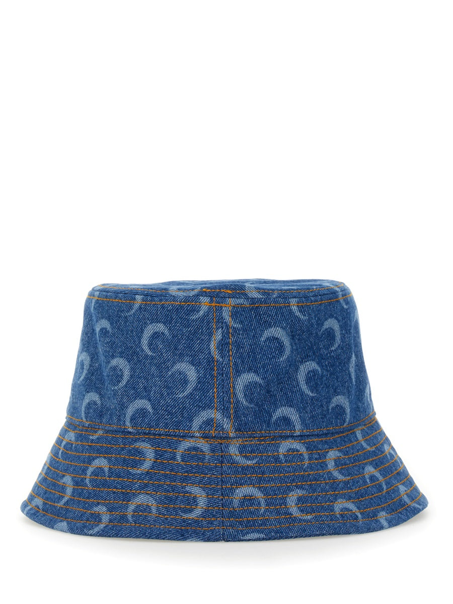 MARINE SERRE Unisex Bucket Hat - Moon Design