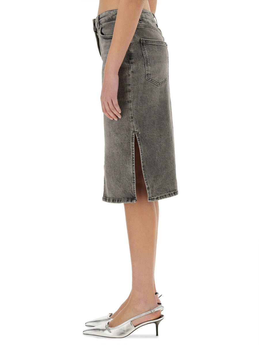 MOSCHINO JEANS Slim Fit Denim Skirt - Size 26