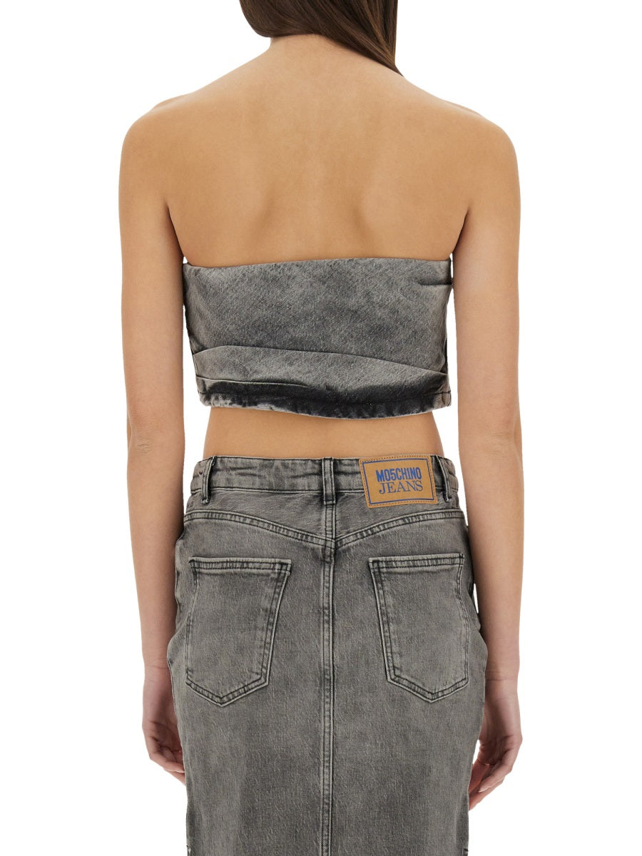 MOSCHINO JEANS Denim Top - Size S