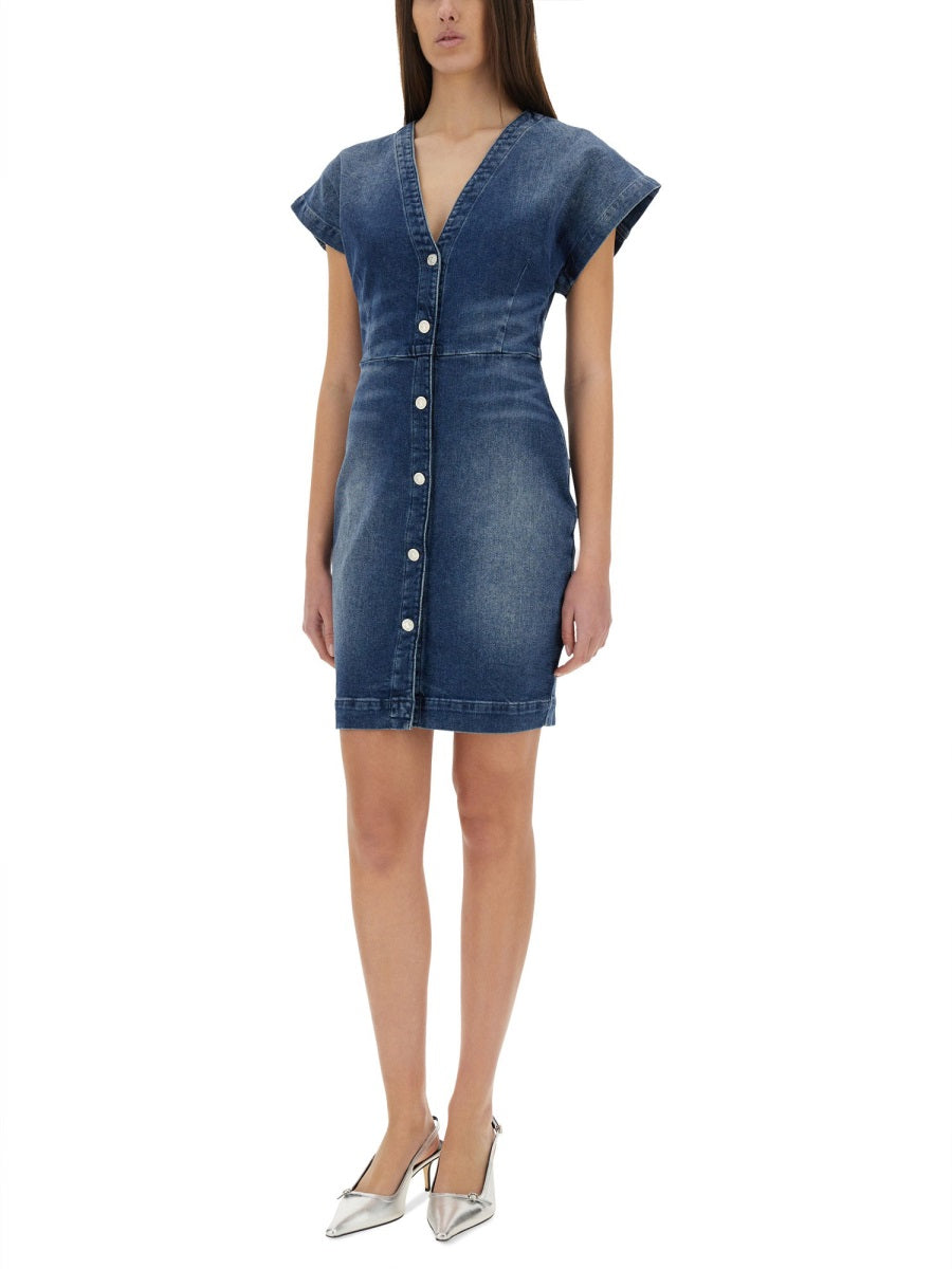 MOSCHINO JEANS Slim Fit Denim Dress
