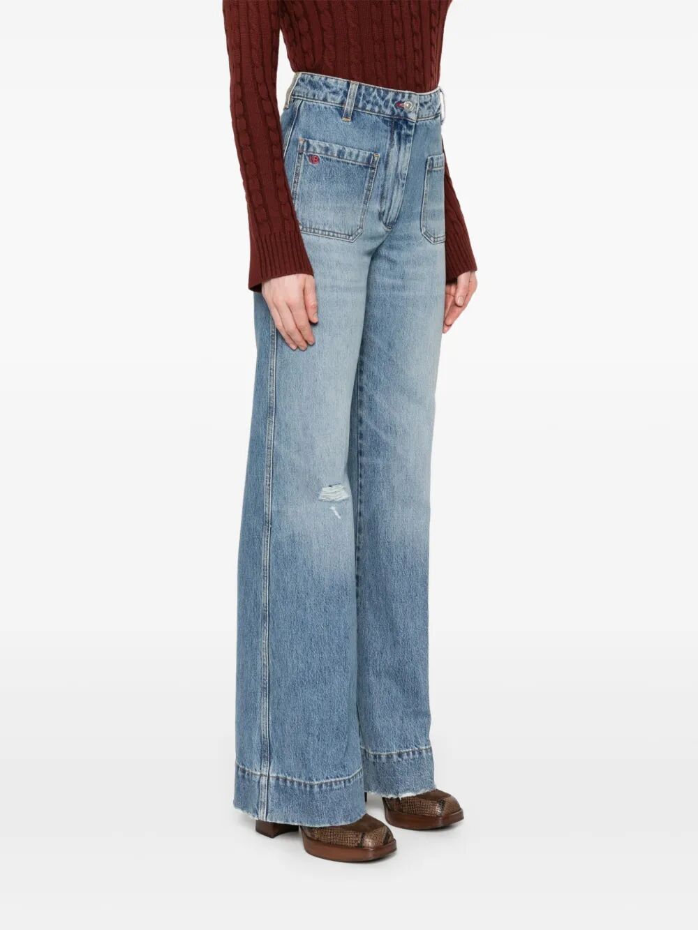 VICTORIA BECKHAM Wide-Leg Jeans