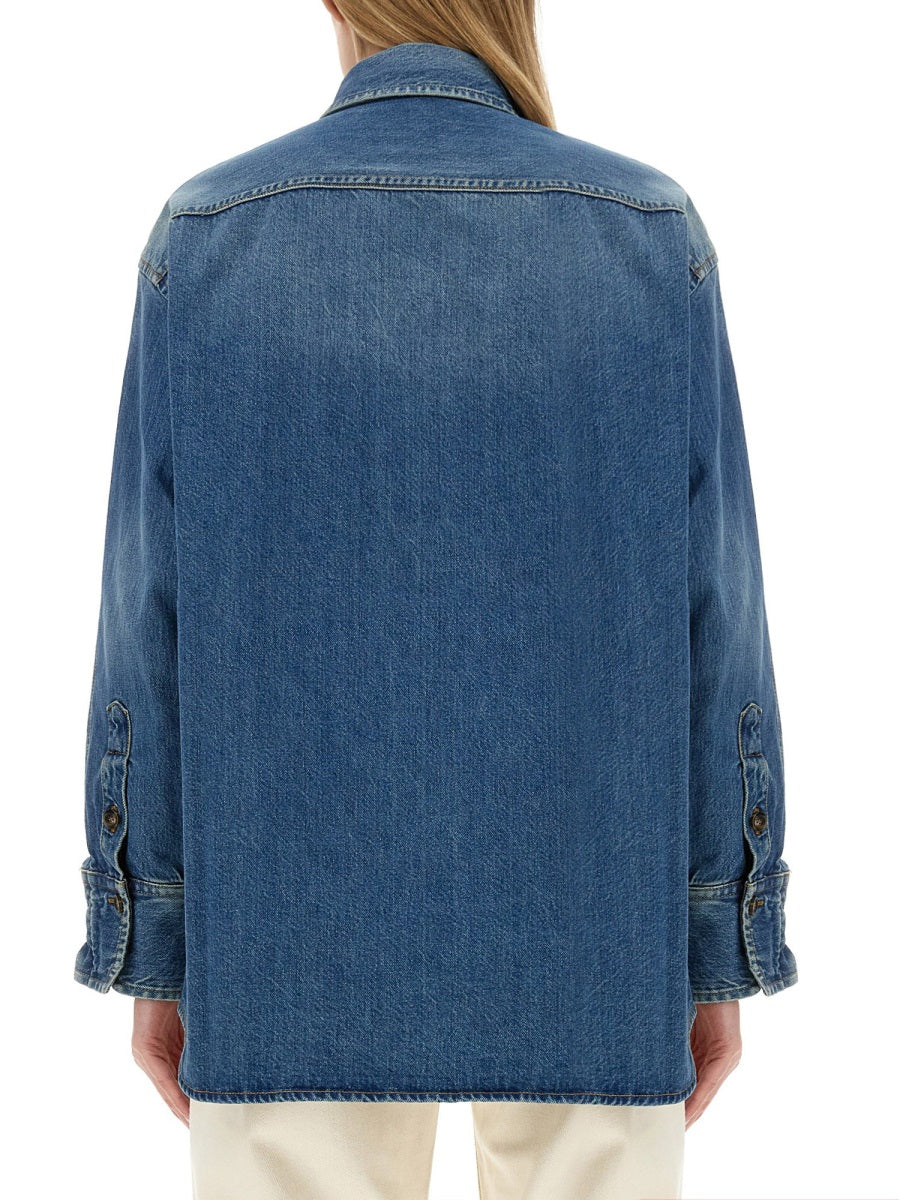 VICTORIA BECKHAM Oversized Fit Shirt - Size 10 UK