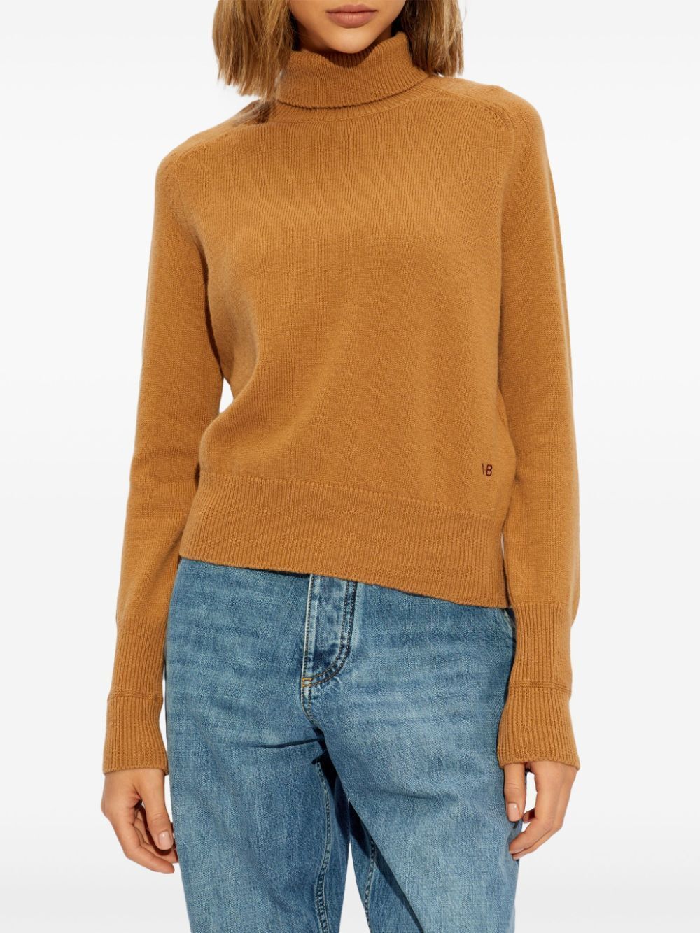 VICTORIA BECKHAM Cozy Roll Neck Wool Jumper