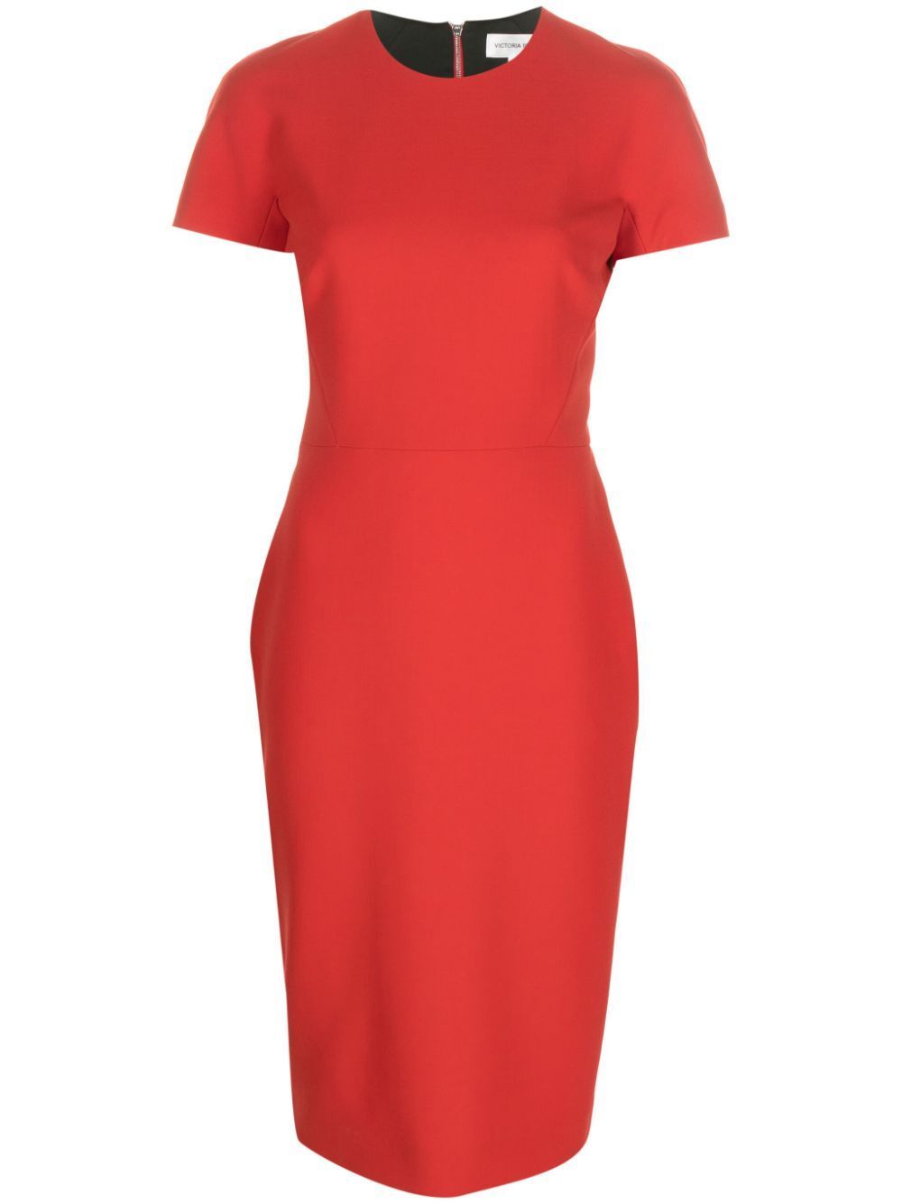 VICTORIA BECKHAM Sheath Dress with Back Zip Opening