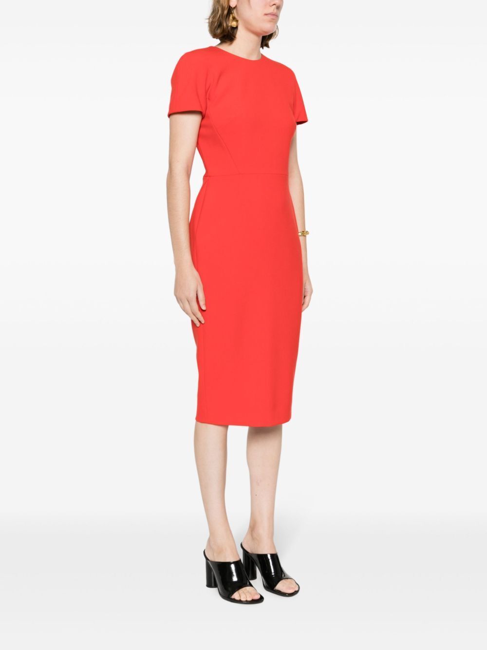 VICTORIA BECKHAM Sheath Dress with Back Zip Opening