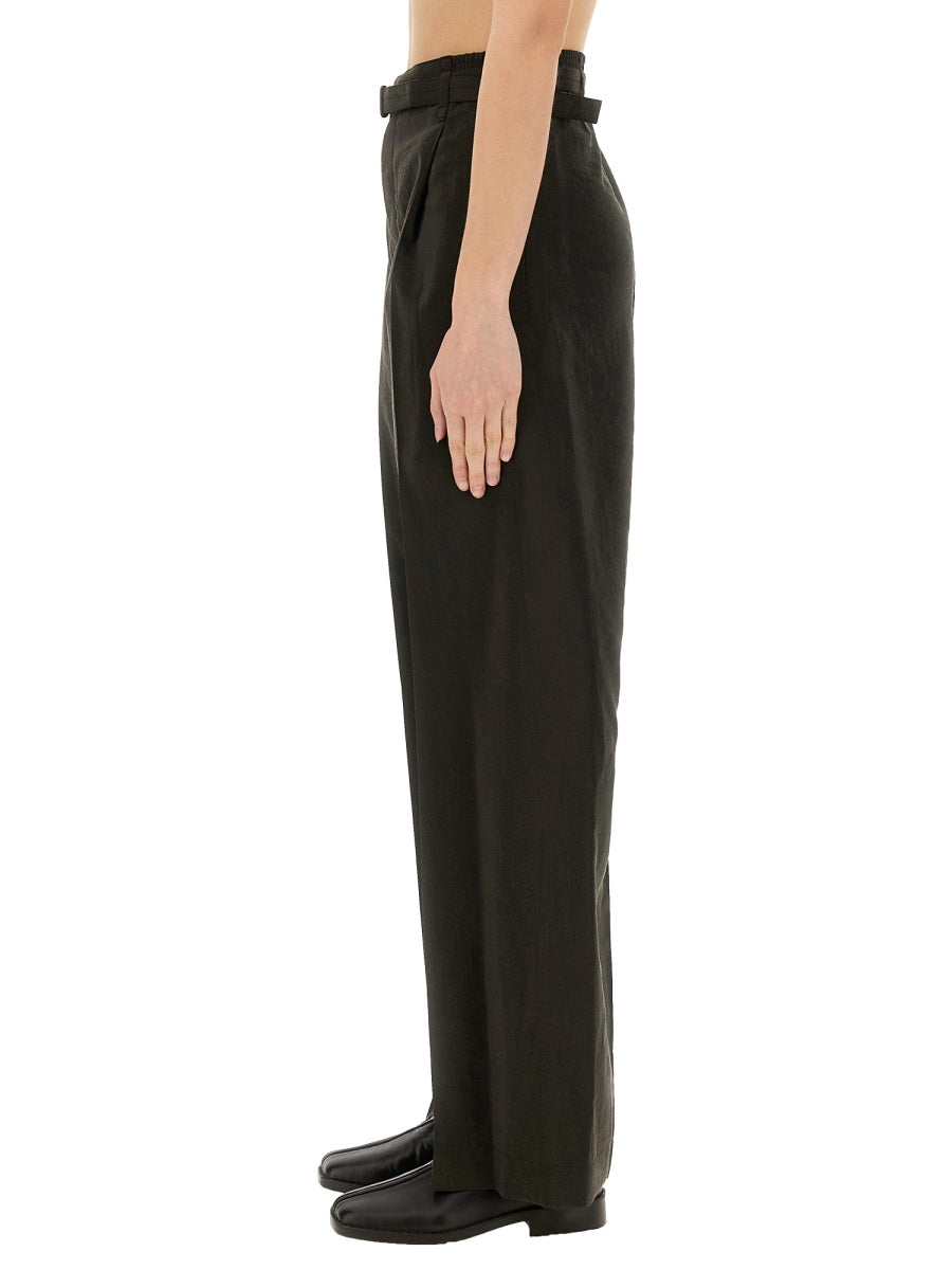 LEMAIRE Relaxed Fit Pants with Belt - Size 36