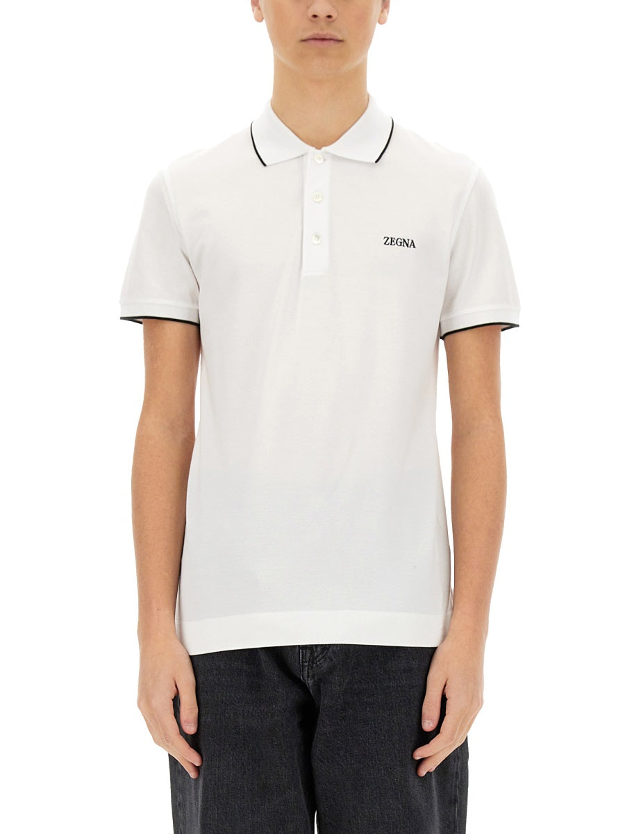 ZEGNA Classic Logo Polo Shirt for Men